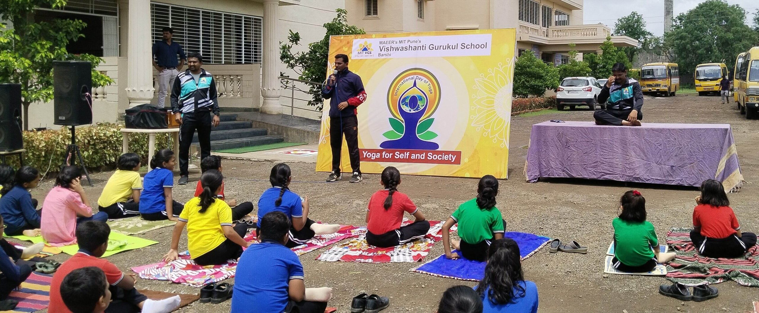 International Yoga Day Celebration at MIT VGS Barshi