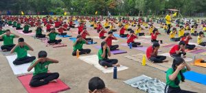 International Yoga Day Celebration at MIT VGS Chh. Sambhajinagar-min