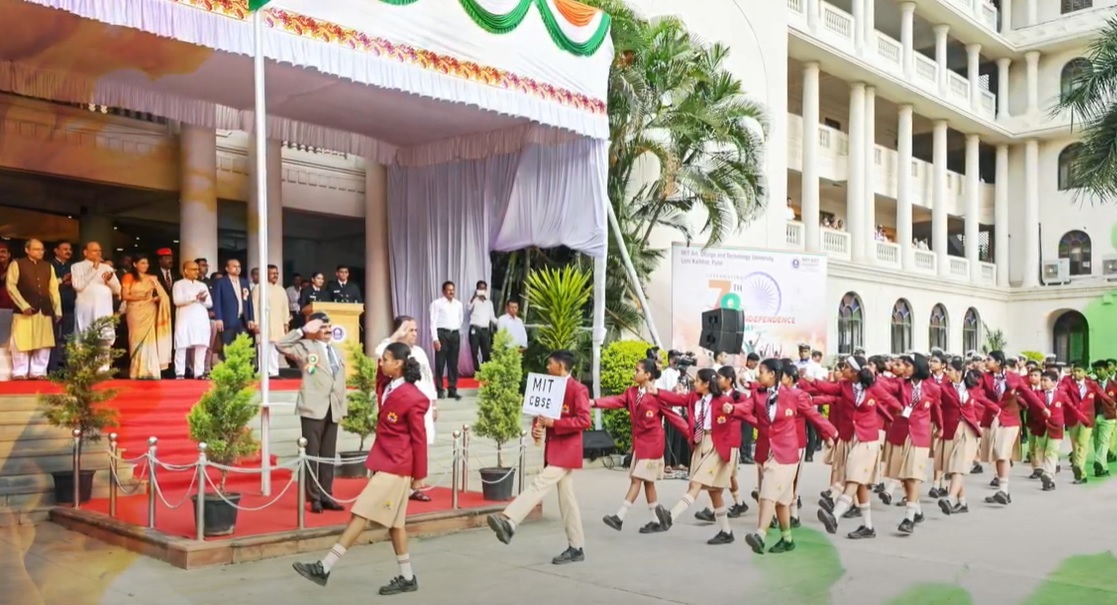 Independance Day Celebration at MIT VGS Loni Kalbhor