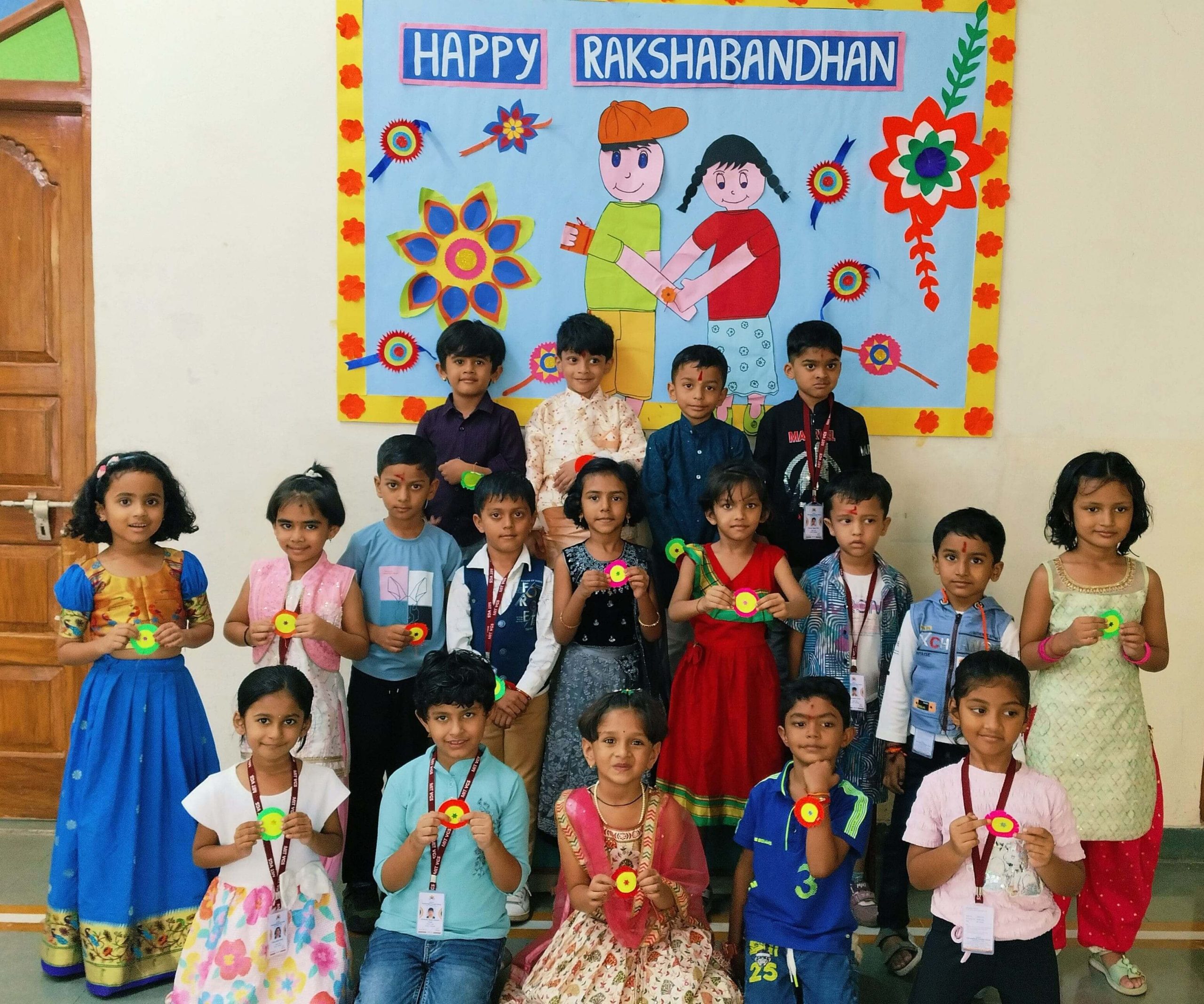 Rakshabandhan celebration at MIT VGS Loni Kalbhor