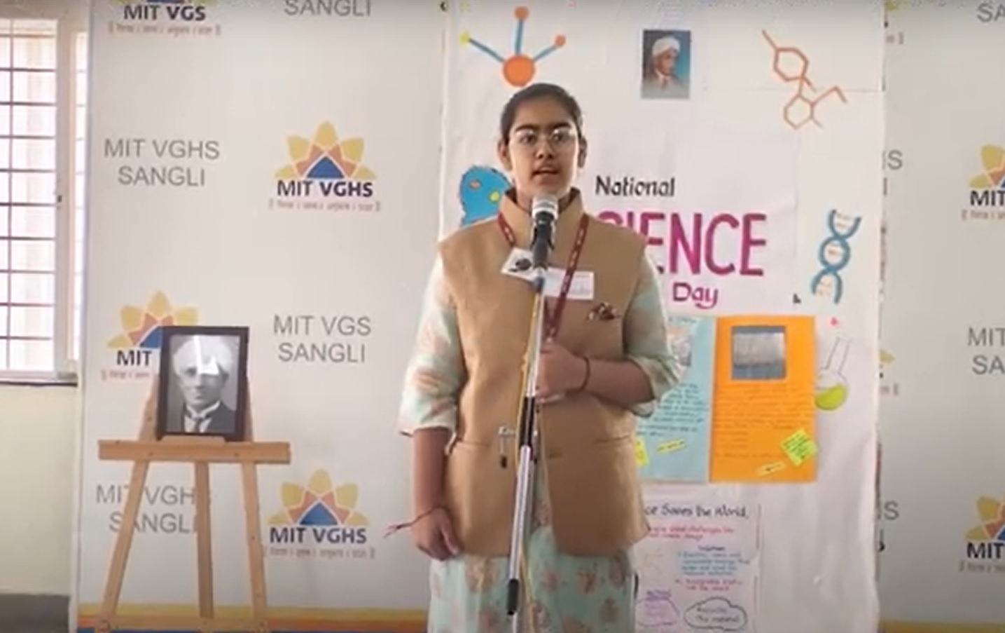 National Science Day Celebration at MIT VGS Sangli