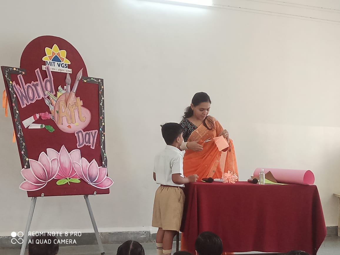 World Art Day Celebration at MIT VGS Chhatrapati Sambhajinagar