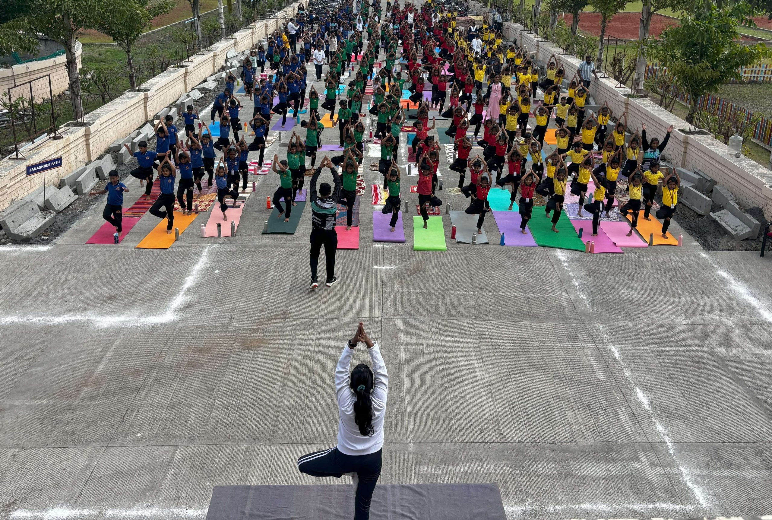 International Yoga Day Celebration at MIT VGS Barshi