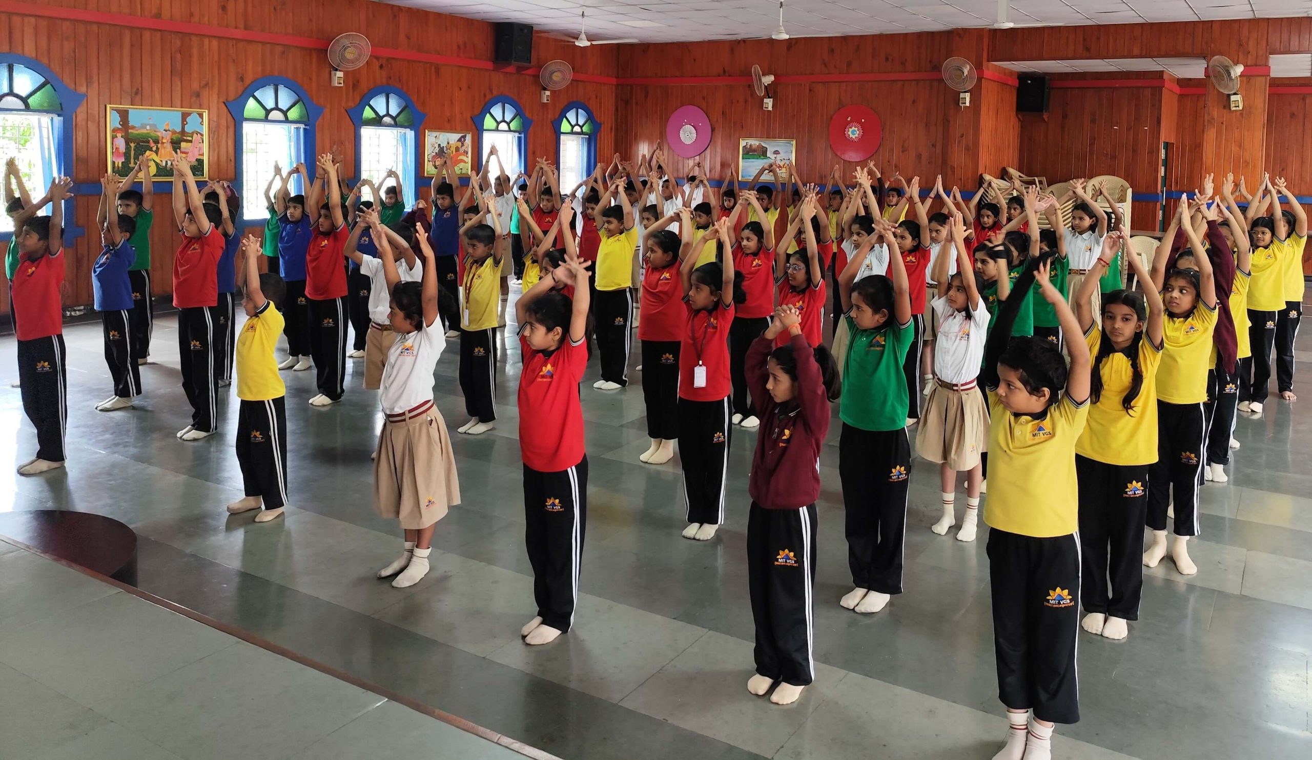 International Yoga Day Celebration at MIT VGS Kothrud