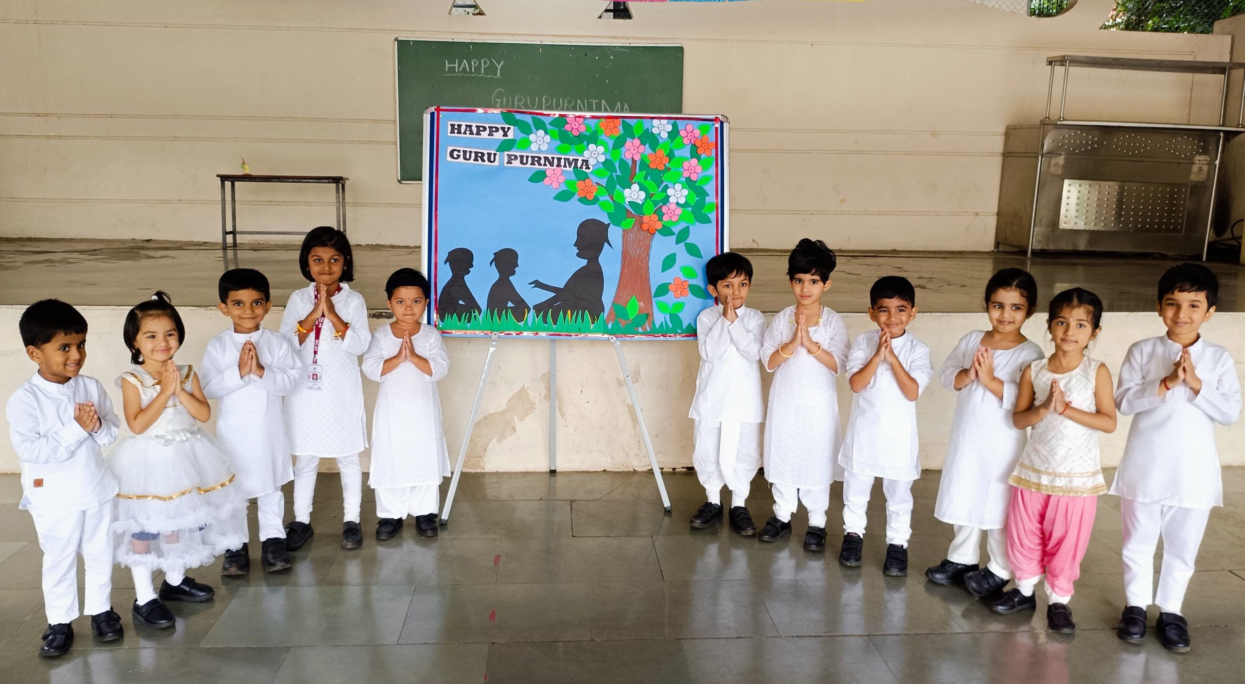 A Heartfelt Tribute to Our Gurus — Guru Pournima Celebrations at MIT VGS Kothrud