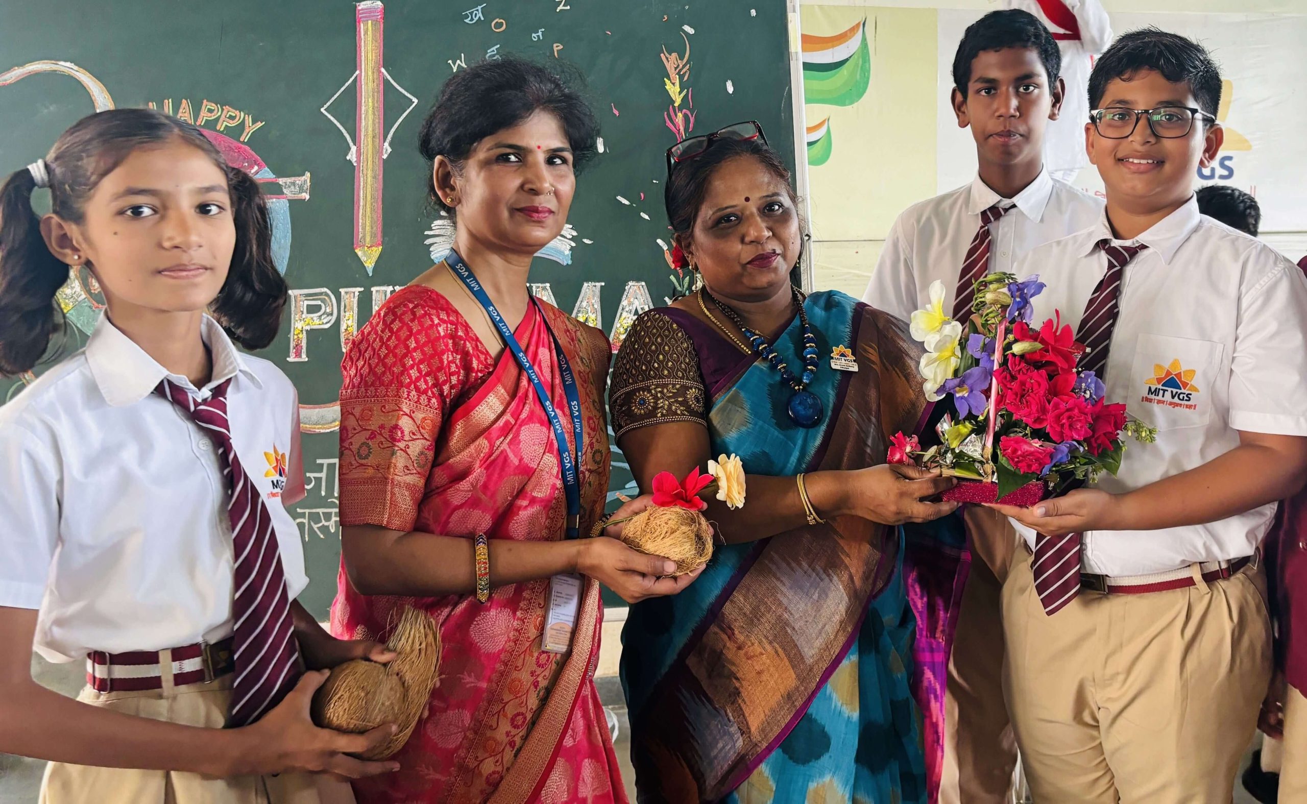 A Heartfelt Tribute to Our Gurus — Guru Pournima Celebrations at MIT VGS Loni Kalbhor (1)