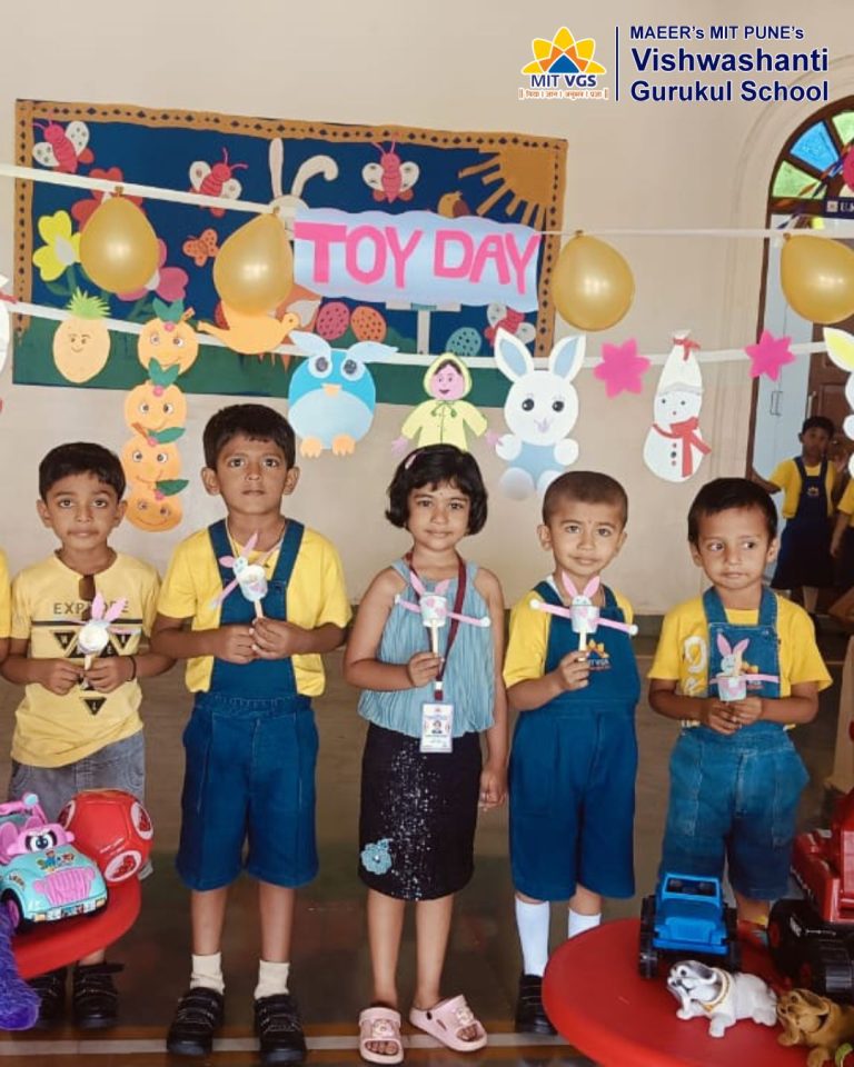 Celebrating Childhood with Toy Day at MIT VGS Barshi -3
