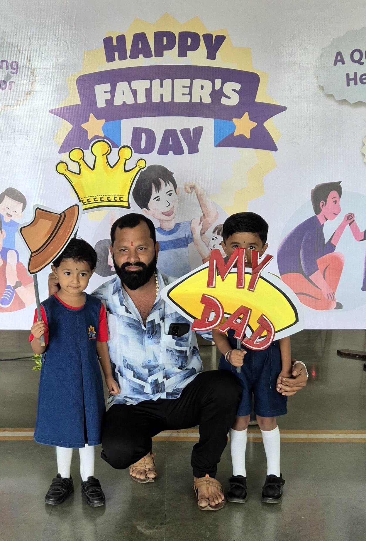 Father's day and Mud day celebration at MIT VGS Solapur