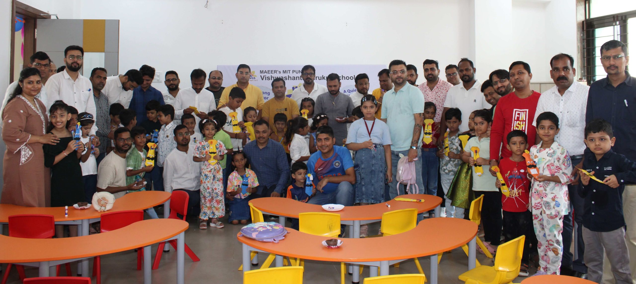 Father's day and Mud day celebration at MIT VGS Ulwe