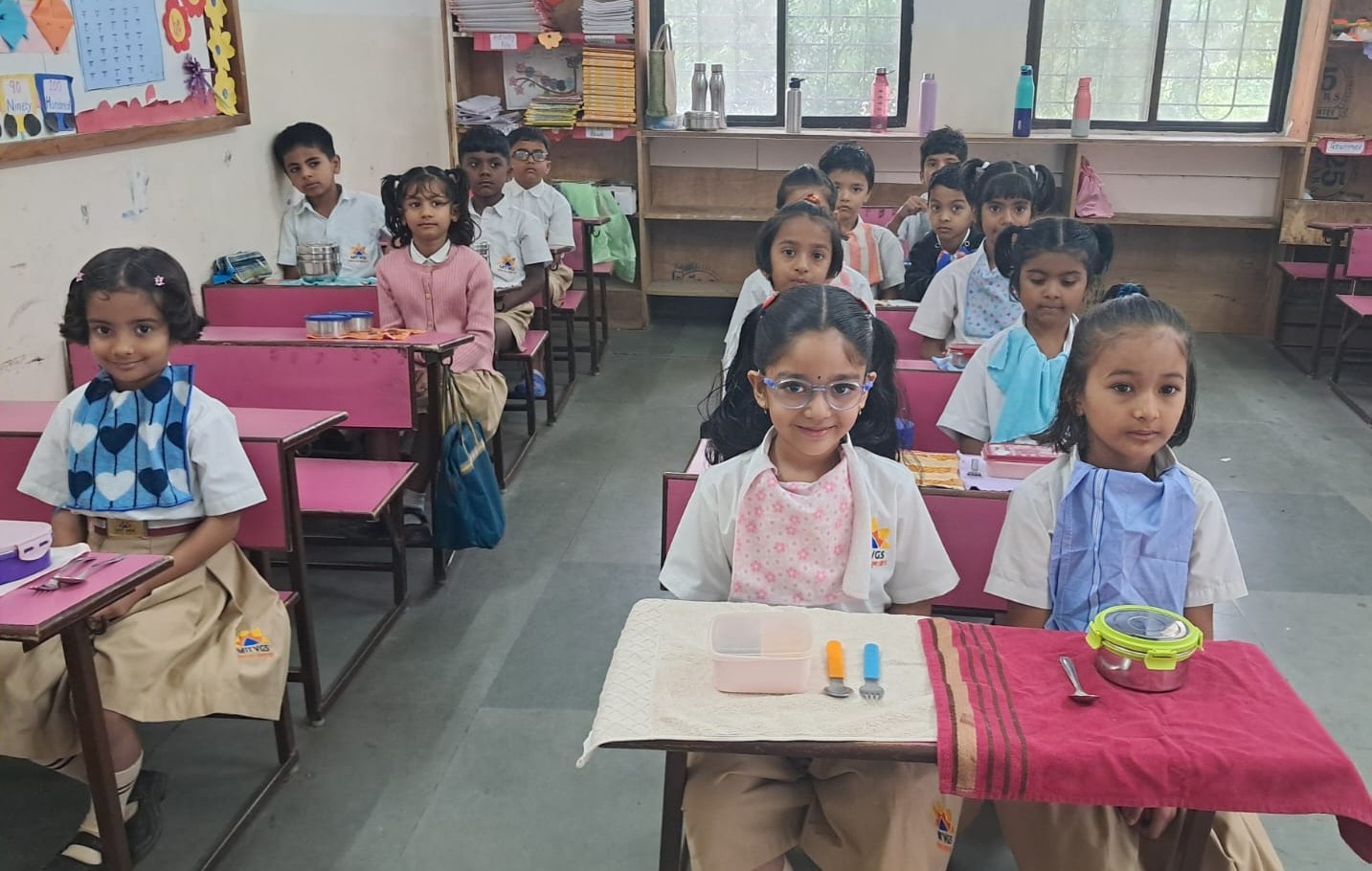 Healthy Eating and Table Manners Taught with Fun at MIT VGS Chhatrapati Sambhajinagar