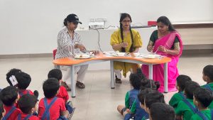 Healthy Eating and Table Manners Taught with Fun at MIT VGS Ulwe