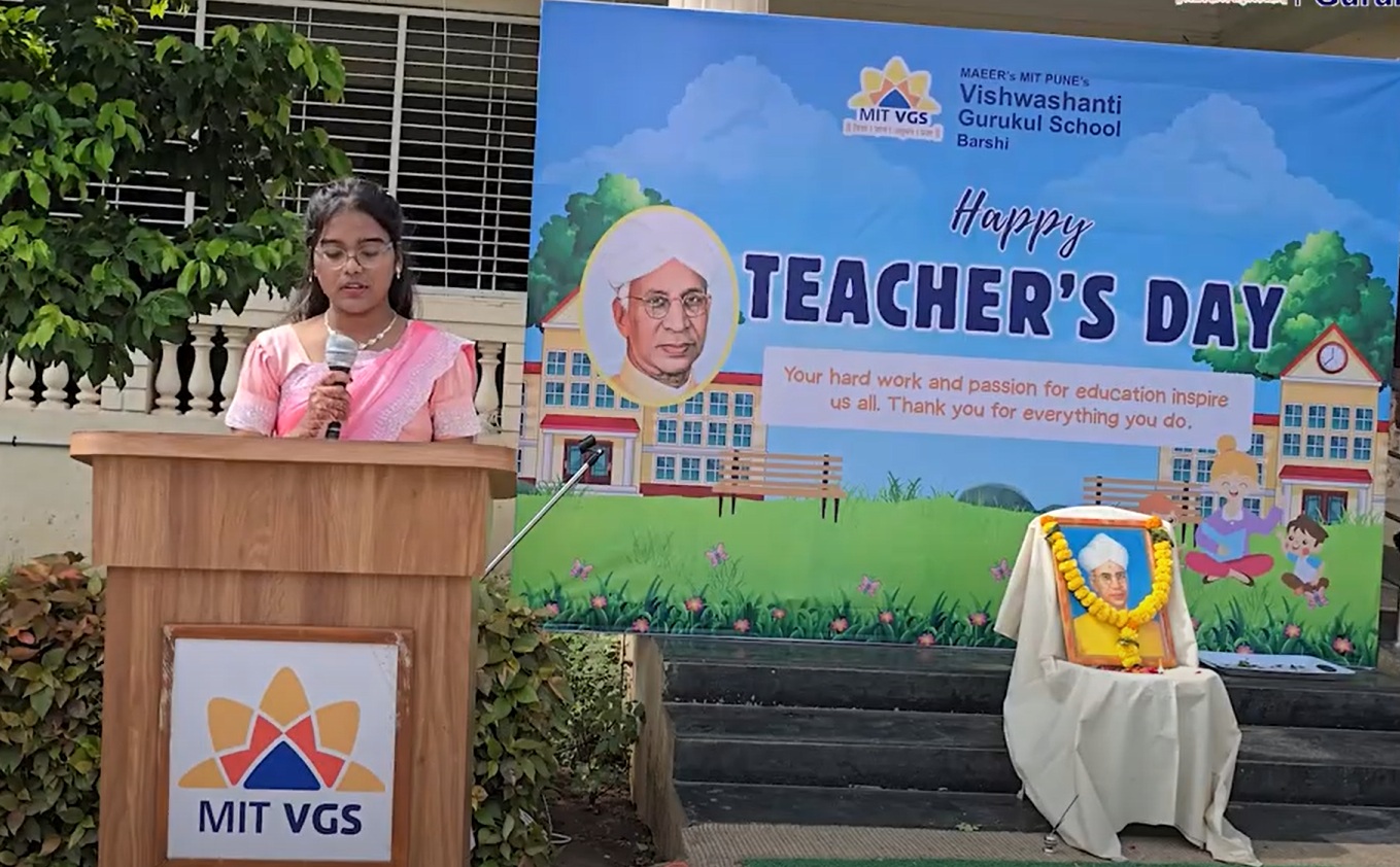 Teacher's Day Celebration at MIT VGS Barshi