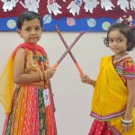 MIT VGS Solapur Students Embrace the Spirit of Navratri with Garba & Joy