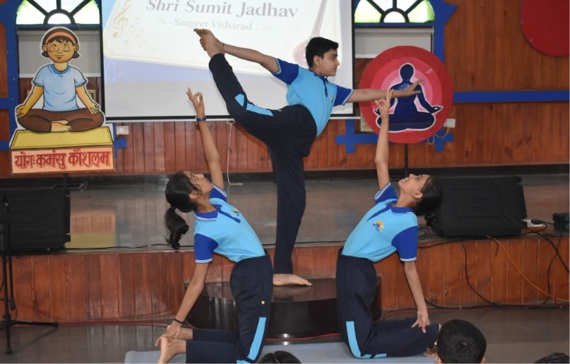 International Yoga Day Celebration at MIT VGS Kothrud
