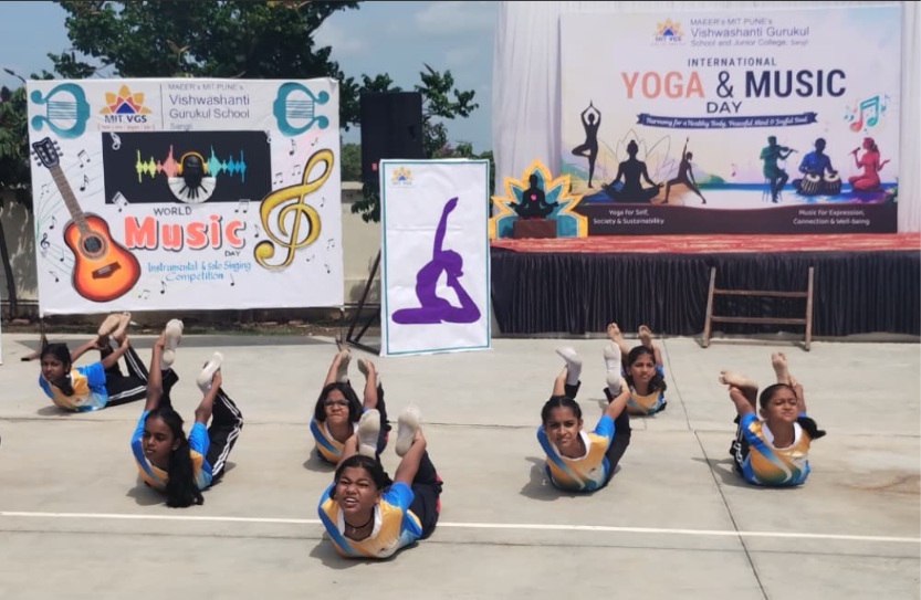 International Yoga Day Celebration at MIT VGS Sangli