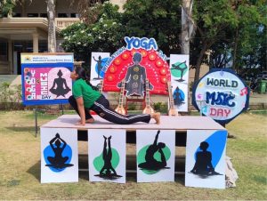 International Yoga Day Celebration at MIT VGS Solapur