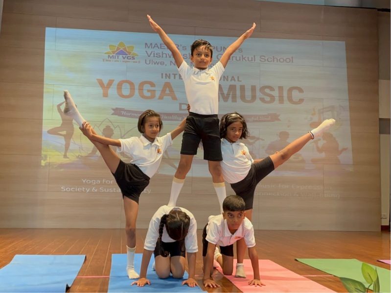 International Yoga Day Celebration at MIT VGS Ulwe
